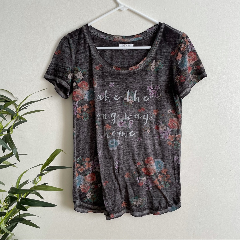 Floral Graphic Tee